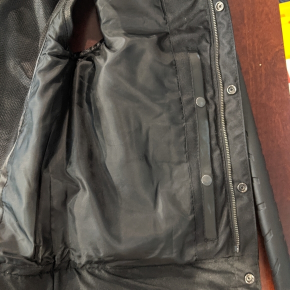 NWT STREET & STEEL CONCEALED CARRY LEATHER BIKER VEST - Picture 10 of 16